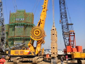 徐(xu)工XG600D連續牆抓(zhua)鬥上海灘秀(xiù)大鍋重器風(fēng)采